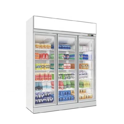 品質  Cooler Single-Temperature 2 /3/4 Door Mount Top Showcase Bottle Fridge Refrigerator For Coffee Shop 工場